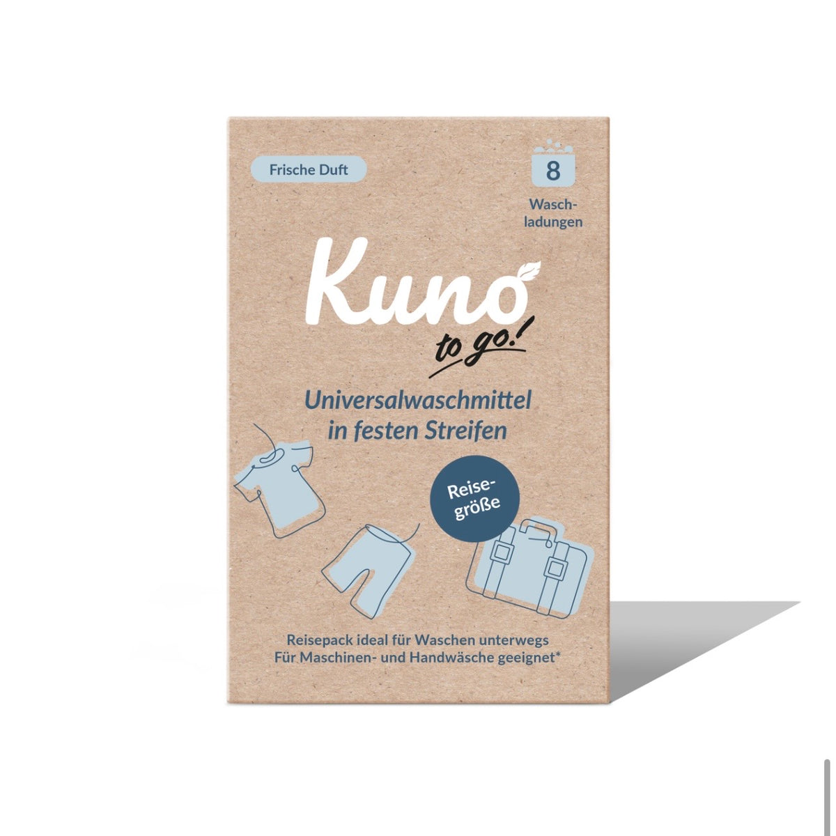 Kuno Universal Waschmittel Blätter, 8 Waschladungen - 16g