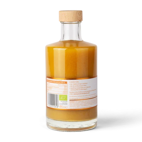 Poura Bio Ingweressenz mit 55% Ingwersaft, 495ml