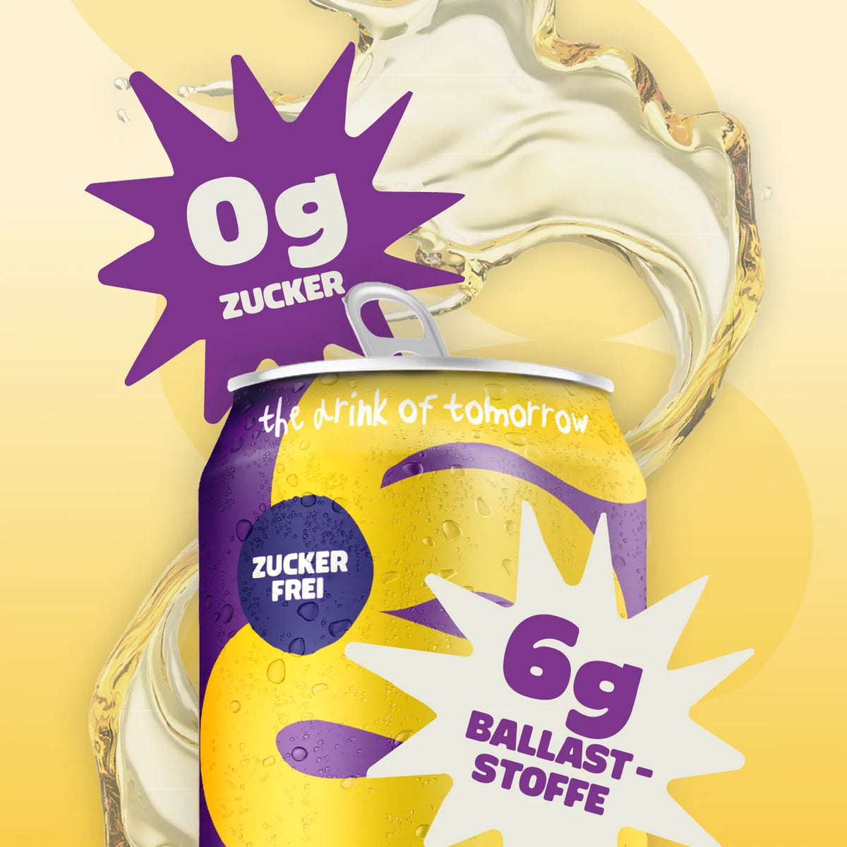 Super pop Passionfruit-Mango - Vegan & Zuckerfrei, 330 ml