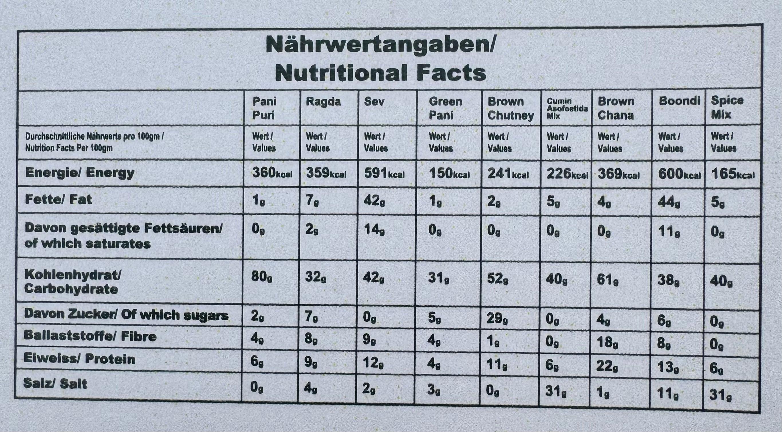 Meal Karma - Ragda Puri - Vegan Indian Street Food, 205g/750g