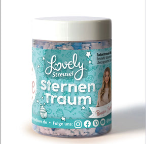 VFL Sternen Traum blau/weiß Zuckerstreusel 90g
