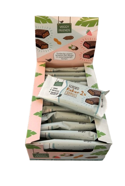 VeggyFriends Bio-Schokoriegel Kakao-Erdnuss 13x35g
