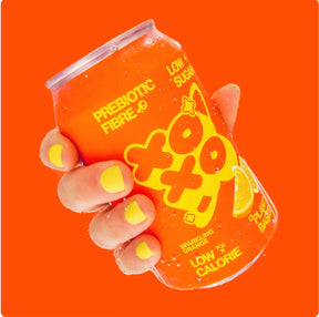 XOXO Orange Prebiotic Sparkling Soda, 24x330ml