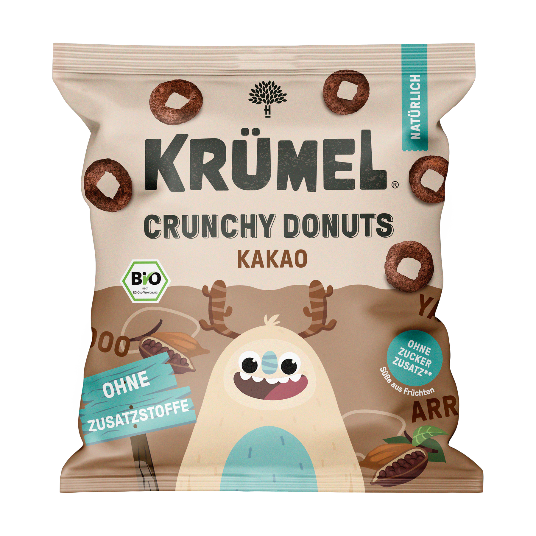 Heimatgut Bio Krümel Crunchy Donuts Kakao 8x20g