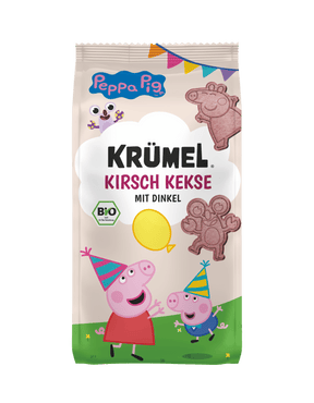 Heimatgut Bio Krümel x Peppa Kirsch Kekse, 7x125g