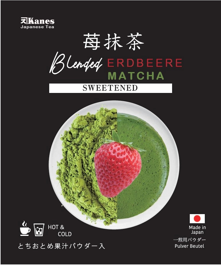 Kanes Erdbeer Matcha - Pulver-Beutel, 10g