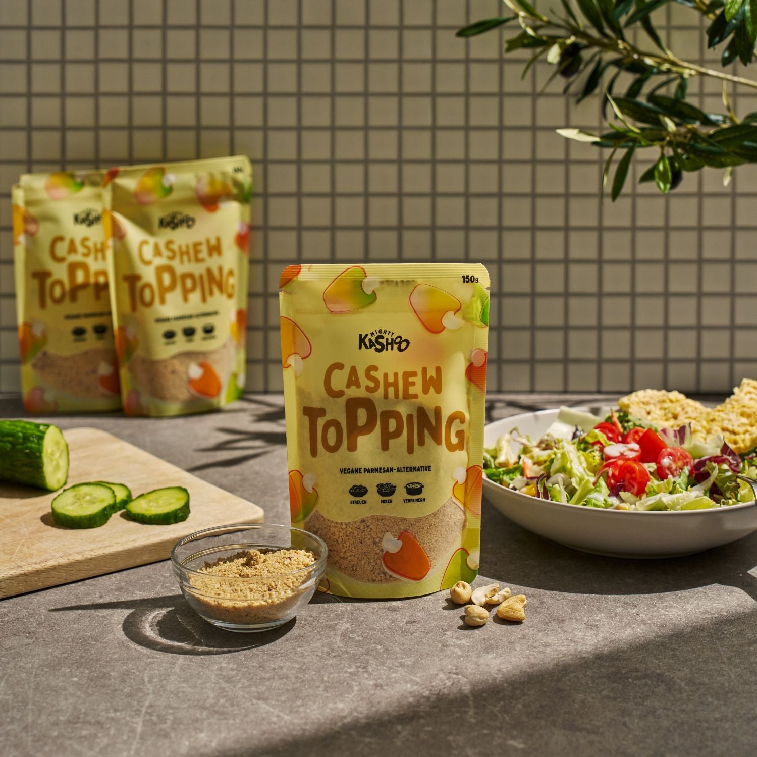 MightyKashoo Cashew Topping, 150g