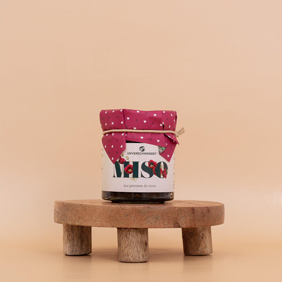 Unverschwendet Mohn Miso - Vegan & Bio, 130ml