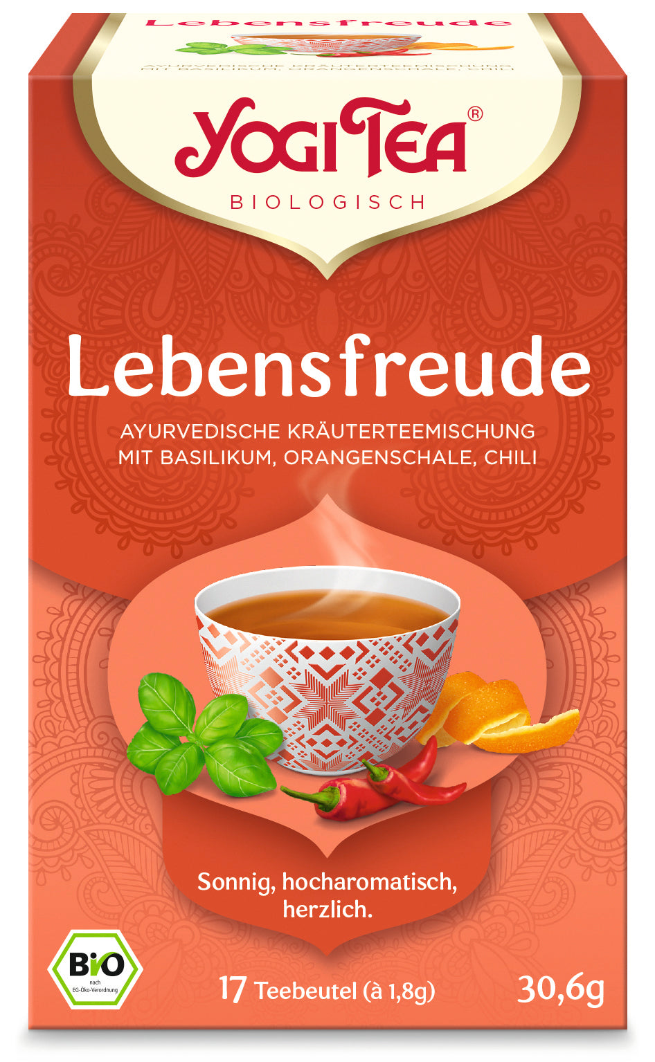 Yogi Tea Lebensfreude - Bio & Vegan, 17x1,8g
