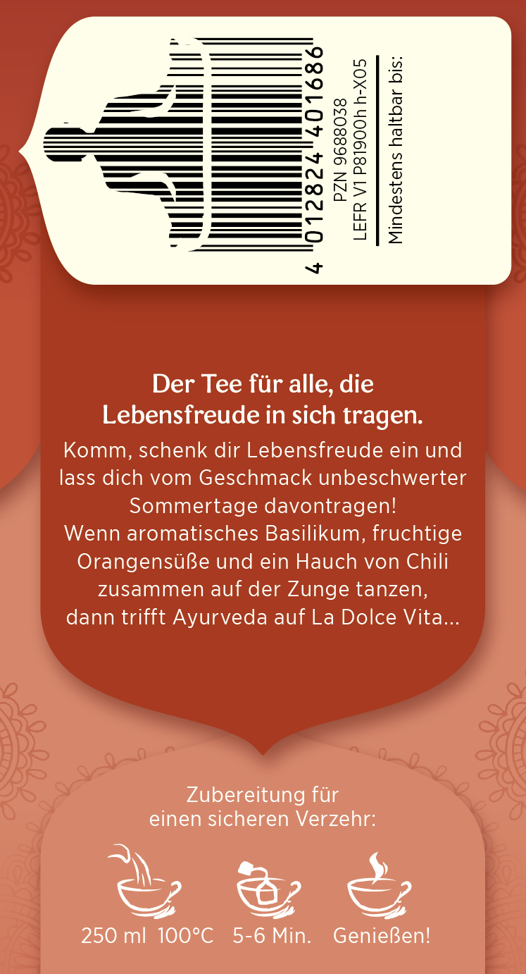 Yogi Tea Lebensfreude - Bio & Vegan, 17x1,8g