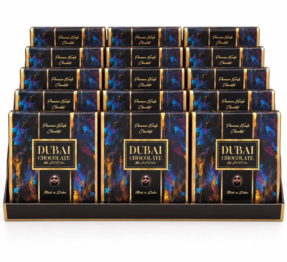 Dubai Chocolate by Just Orkan - Vegetarisch & Halal, 15x190g