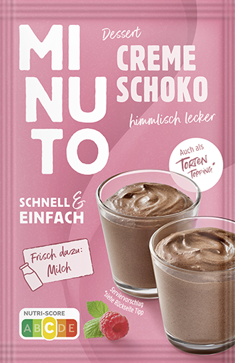 MINUTO Dessert Creme Schoko, Sachet 75g