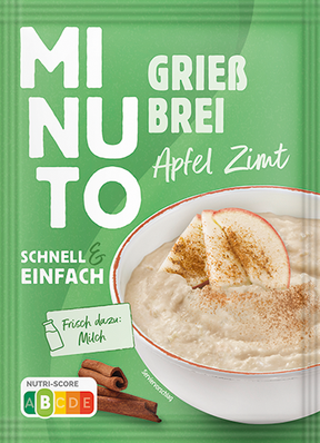 MINUTO Grießbrei Apfel-Zimt 10x90g