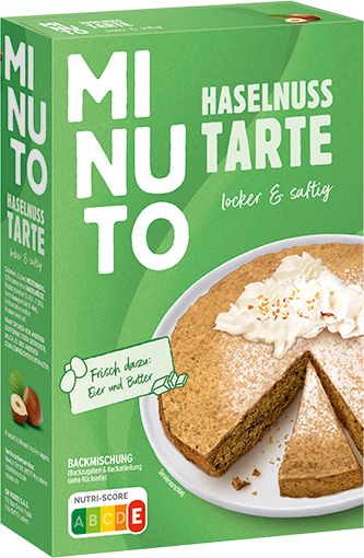 MINUTO Haselnuss Tarte