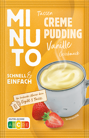 MINUTO Tassenpudding Vanille, Sachet 14x52g