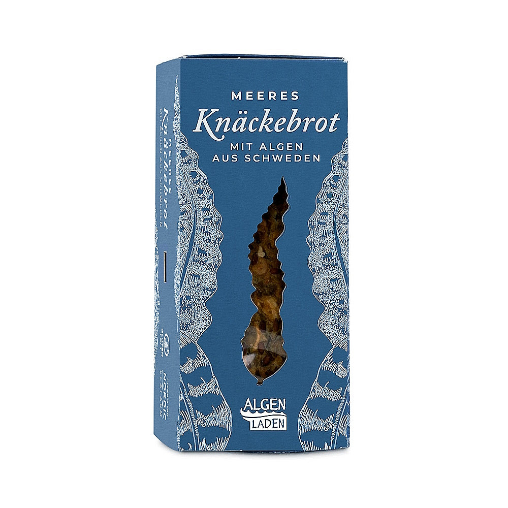 Algenladen Meeres-Knäckebrot mit schwedischem Zuckertang, 90g