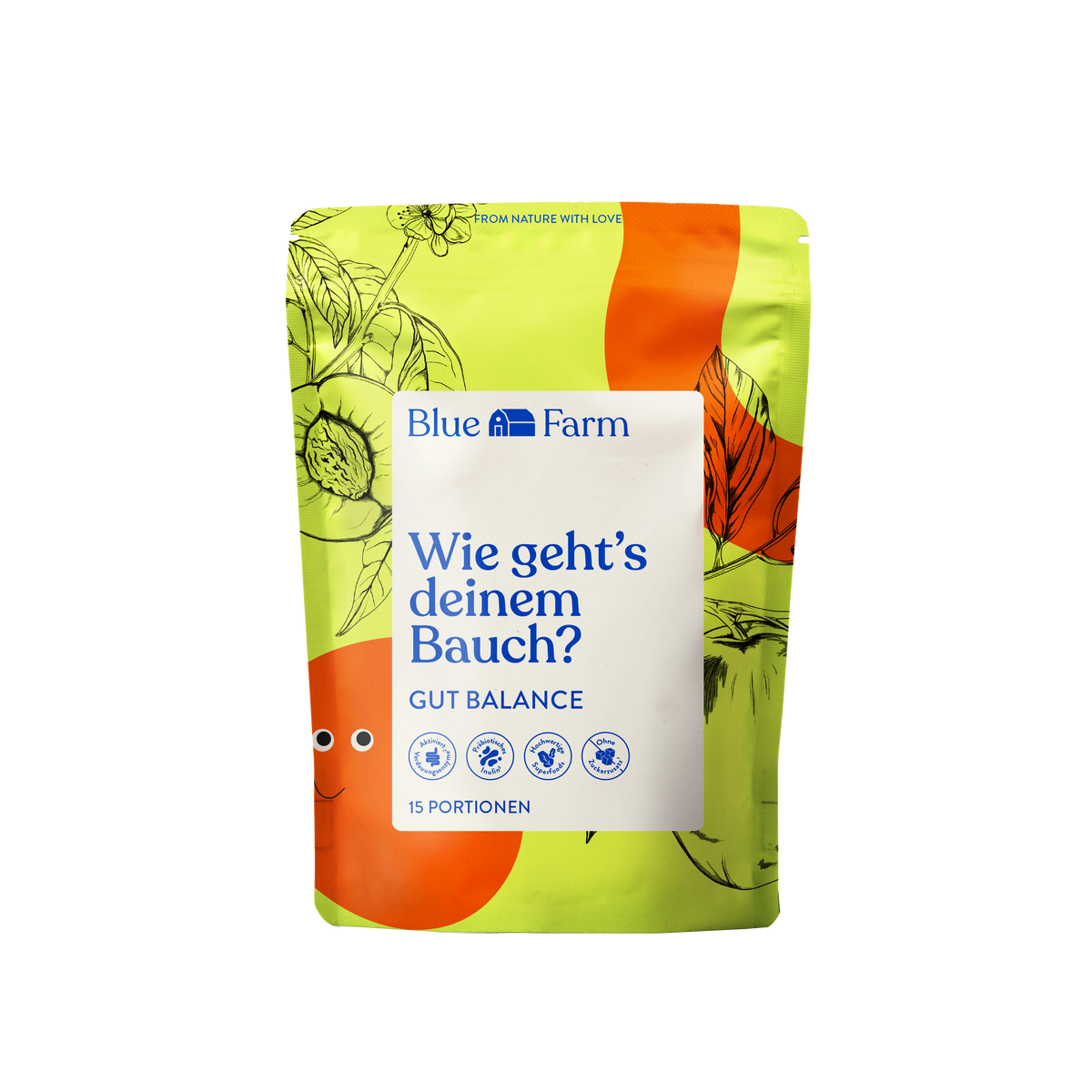 Blue Farm Gut Balance - Wie Geht's Deinem Bauch? - Bio & Vegan, 270g
