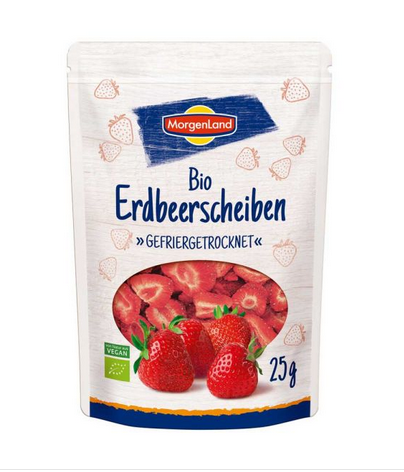 Morgenland BIO Gefriergetrocknete Erdbeerscheiben