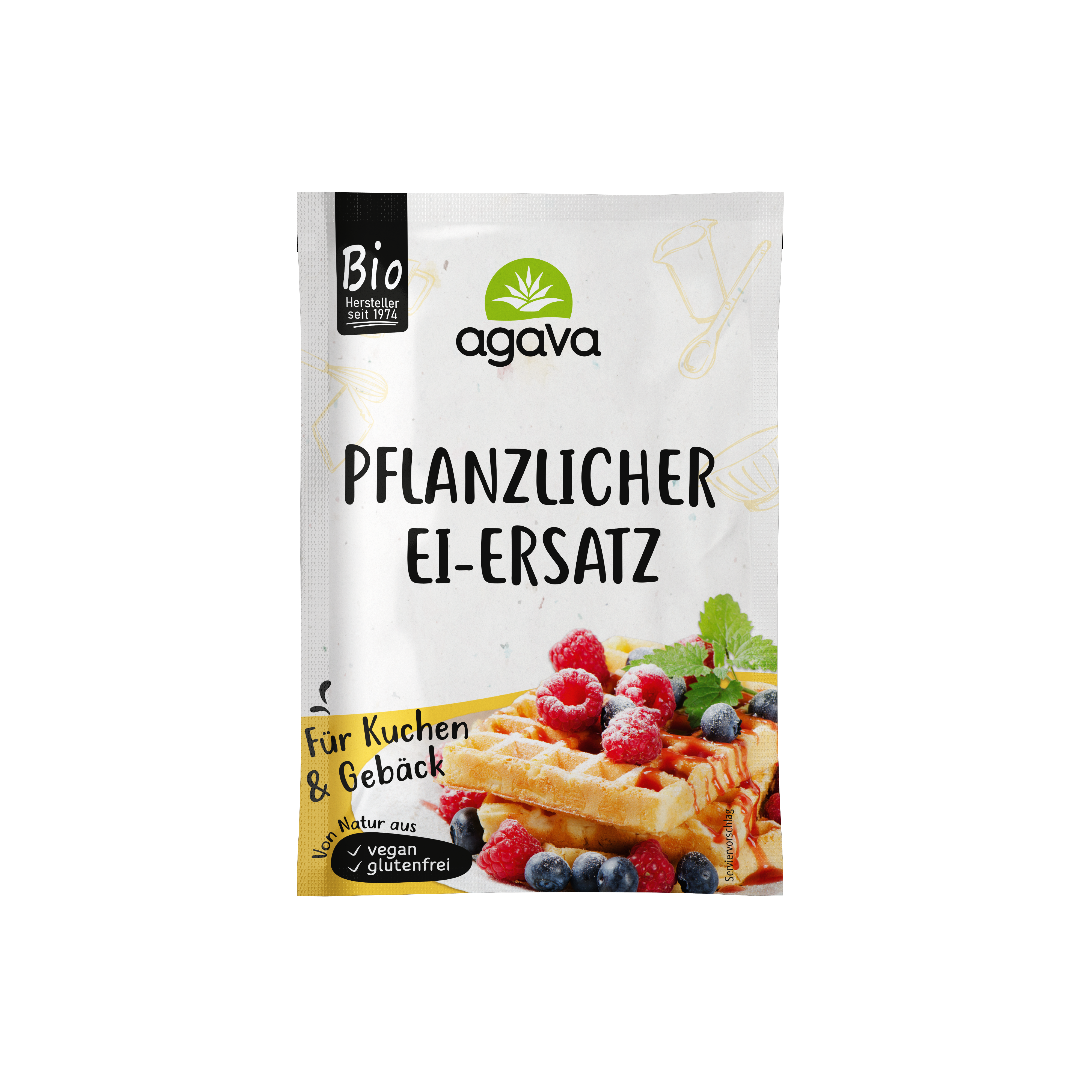 agava Pflanzlicher Ei-Ersatz - Bio & Vegan, 20g