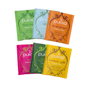 Pukka Bio-Kräutertee Selection Box "Wellness von früh bis spät"