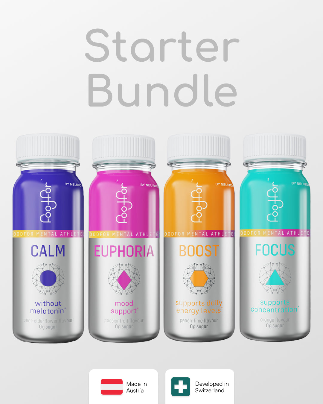 FoodFor Starter Bundle, 8x60ml