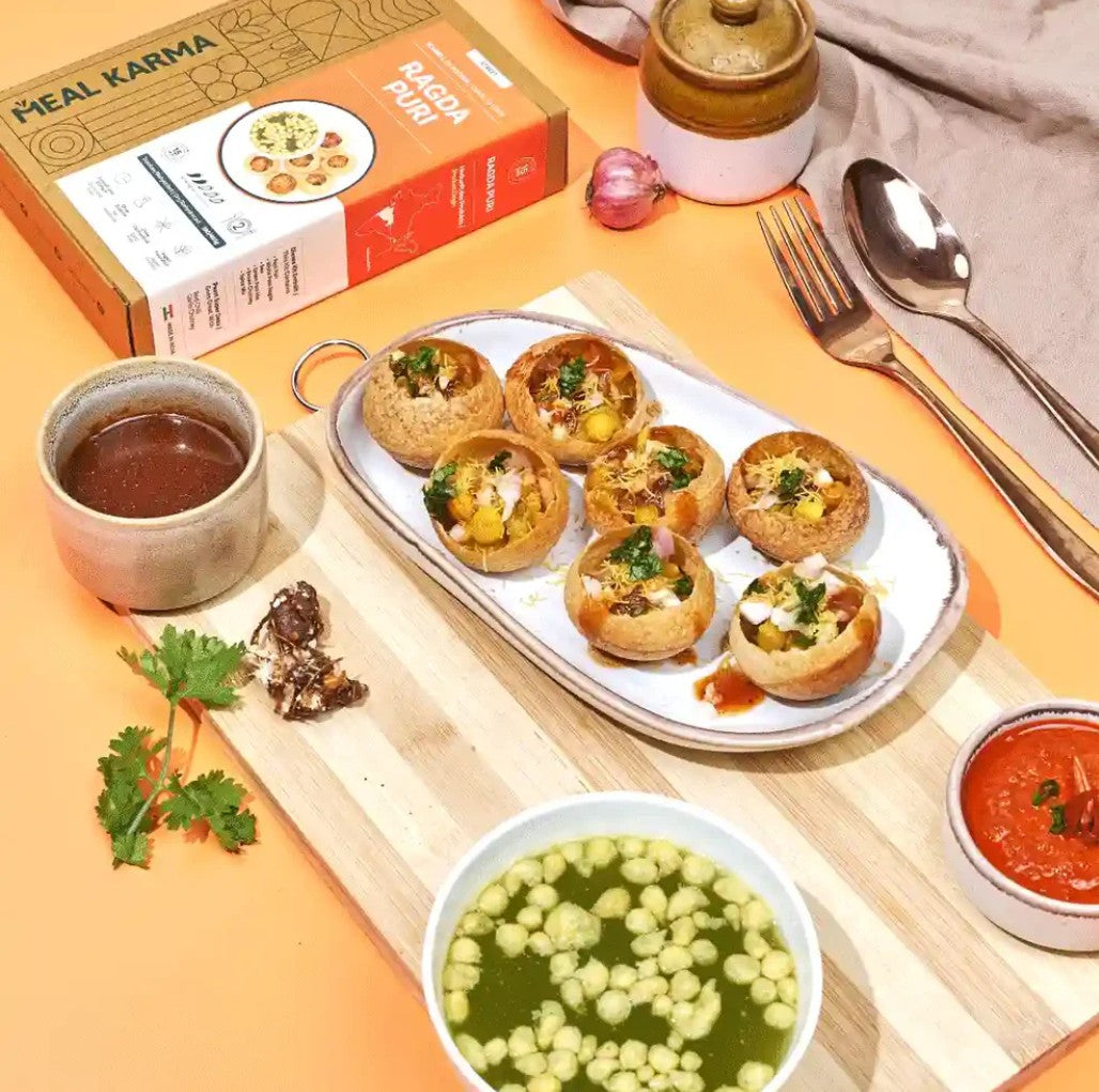 Meal Karma - Ragda Puri - Vegan Indian Street Food, 205g/750g