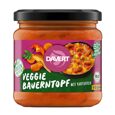 DAVERT Bio Veggie Bauerntopf, 340 g