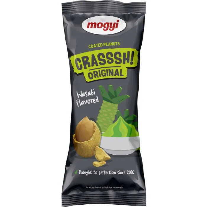 Mogyi Crasssh! Wasabi Erdnüsse, 60g