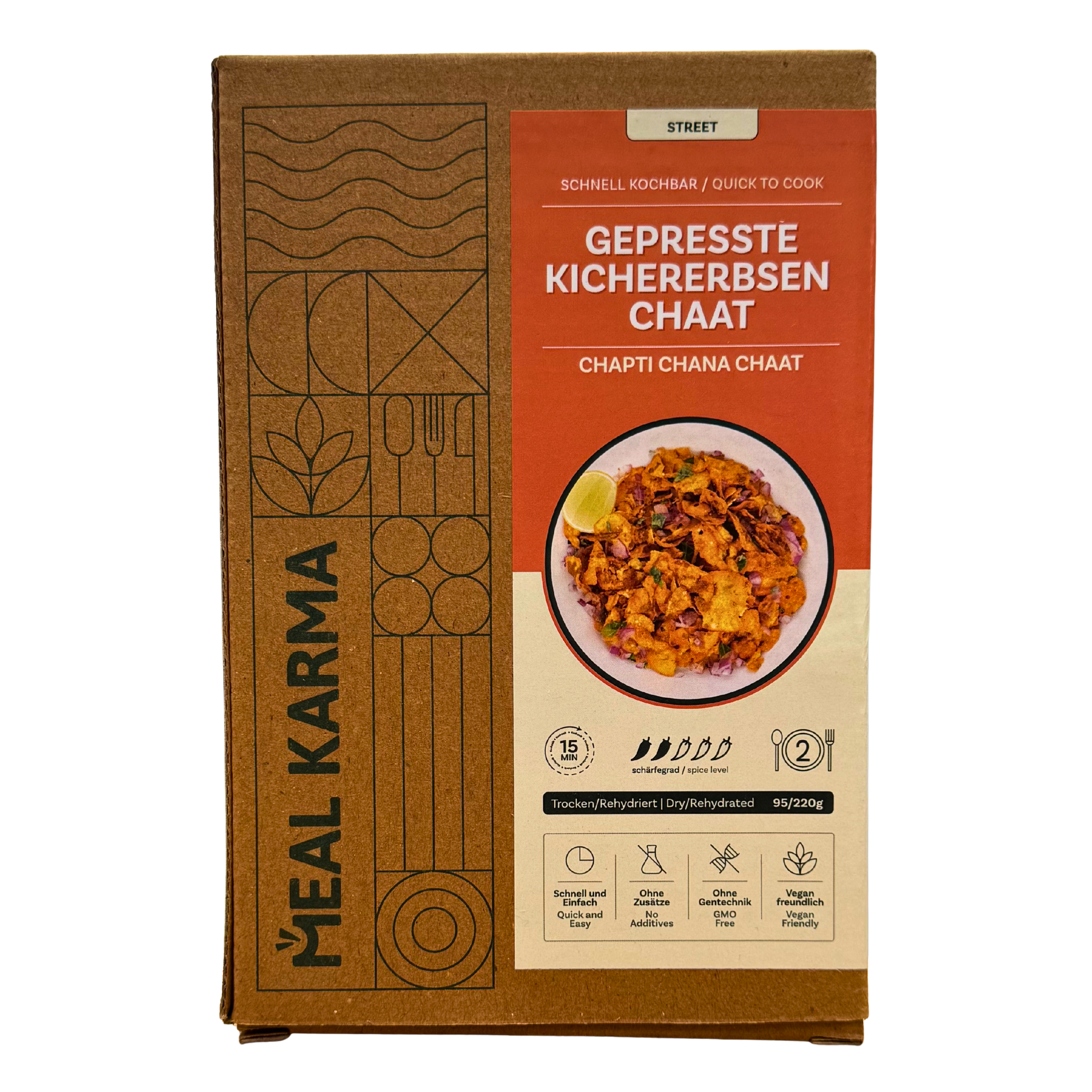 Meal Karma - Chapti Chana Chaat / Gepresste Kichererbsen, 95g/220g