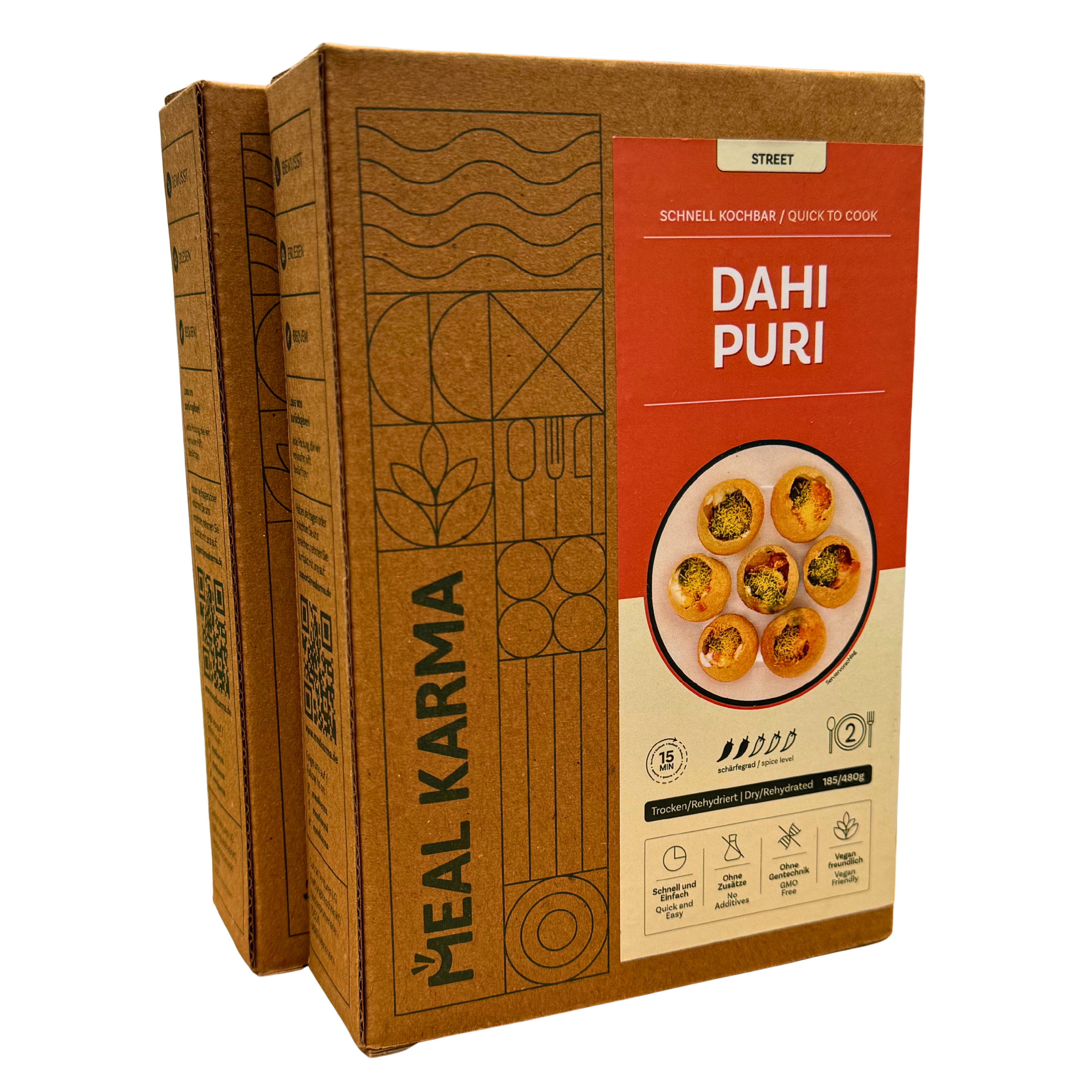 Meal Karma - Dahi Puri - Vegan Indian Street Food, 185g/480g