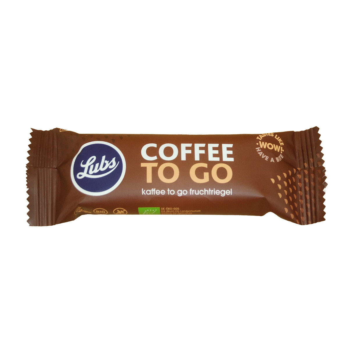 Bio Lubs Coffee to go Riegel, 40g