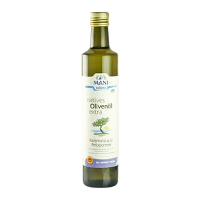 Mani Bläuel Bio natives Olivenöl extra Kalamata g.U. Peloponnes, 500ml