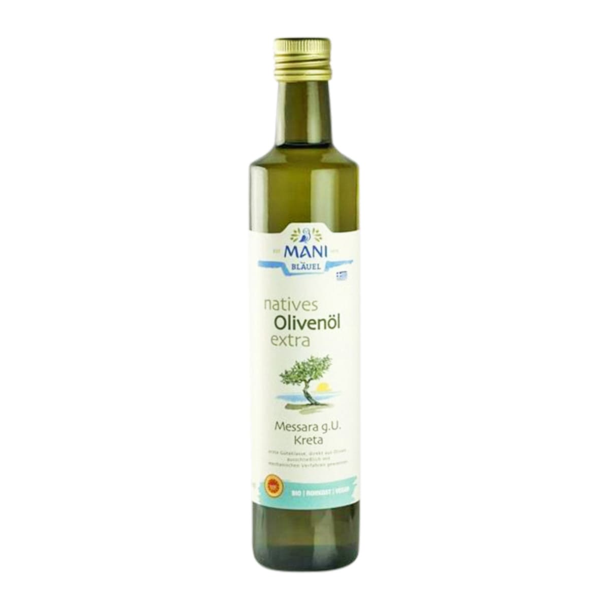 Bio natives Olivenöl extra Messara g.U. Kreta, 500ml