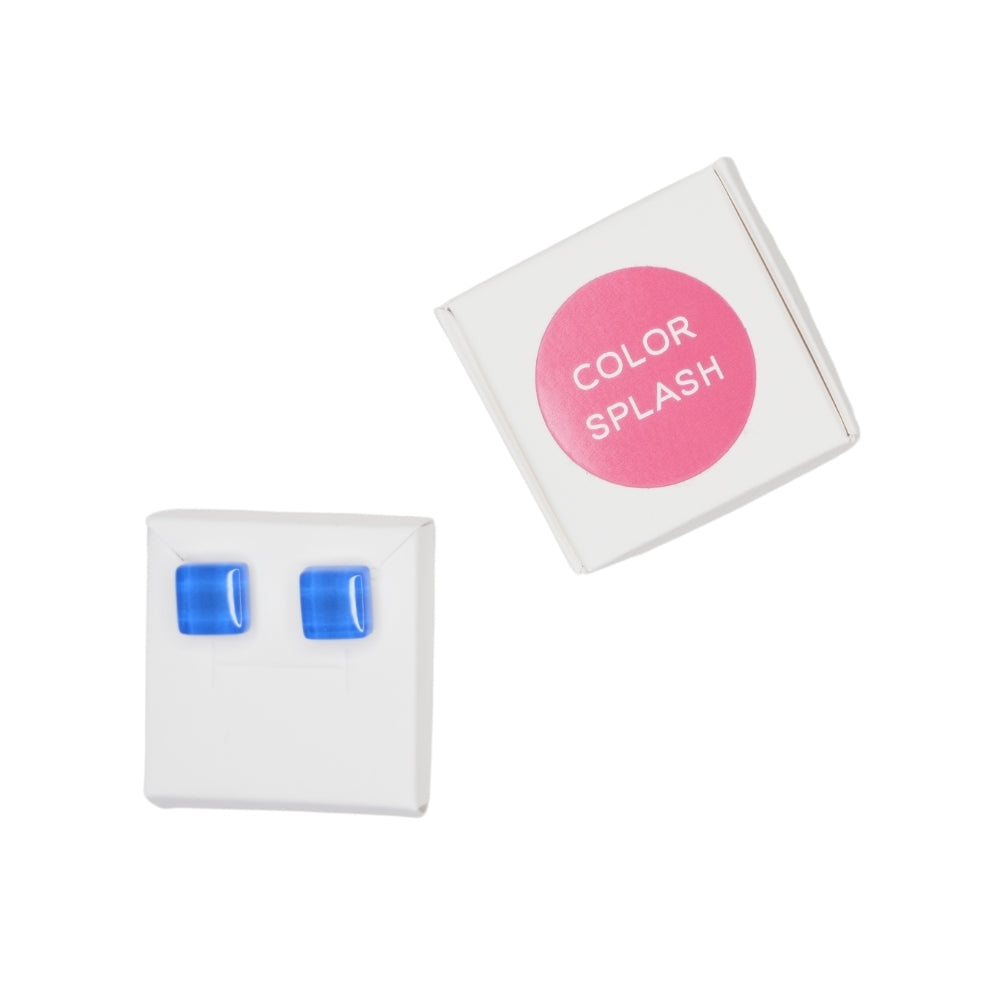 Ohrstecker Blau
