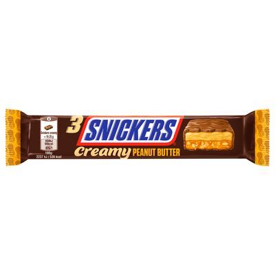 Snickers Creamy Peanut Butter TRIO, 55g