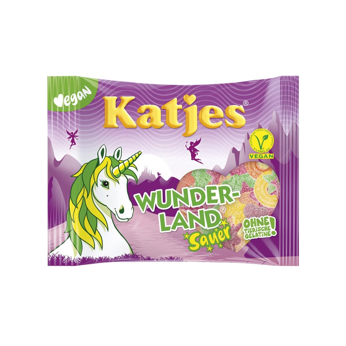Katjes Wunderland Sauer - Vegan, 175g