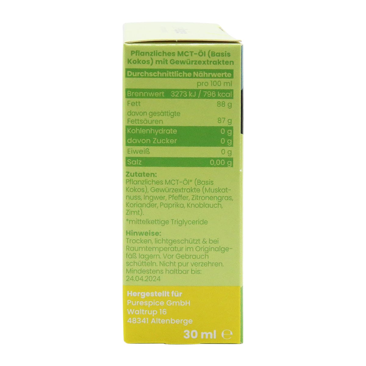 Pure & Spice Gewürzextrakt auf Öl-Basis Asiatische Art, 30ml