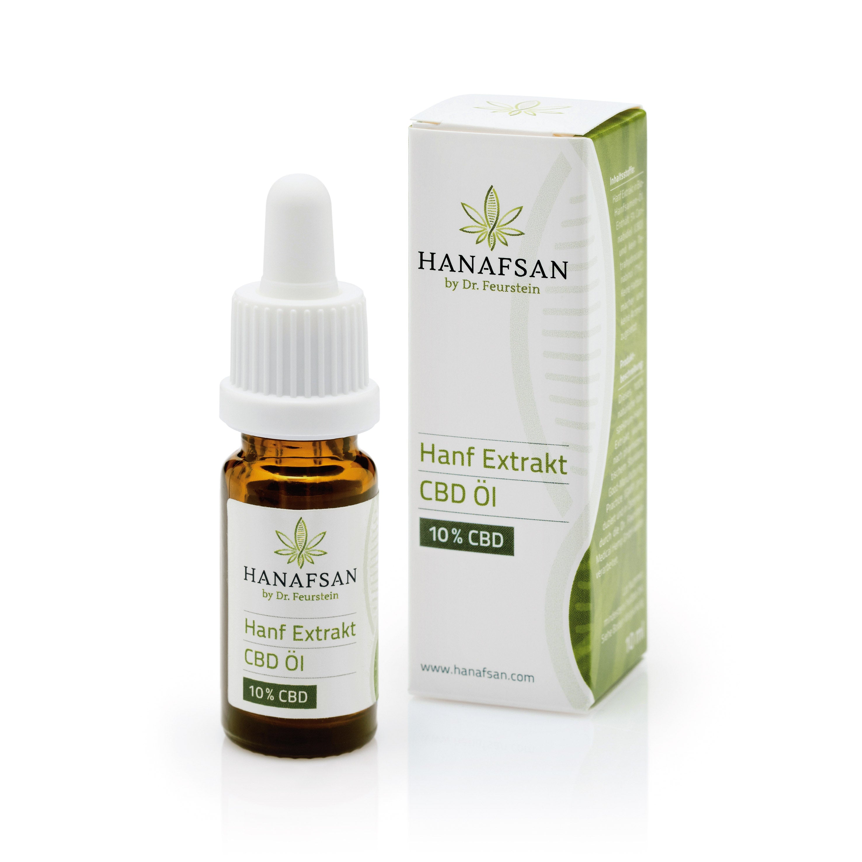 HANAFSAN  Hanf Extrakt CBD Öl 10% - Vegan, 10ml