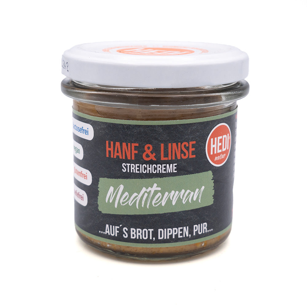 Hanf & Linsen Streichcreme Mediterran