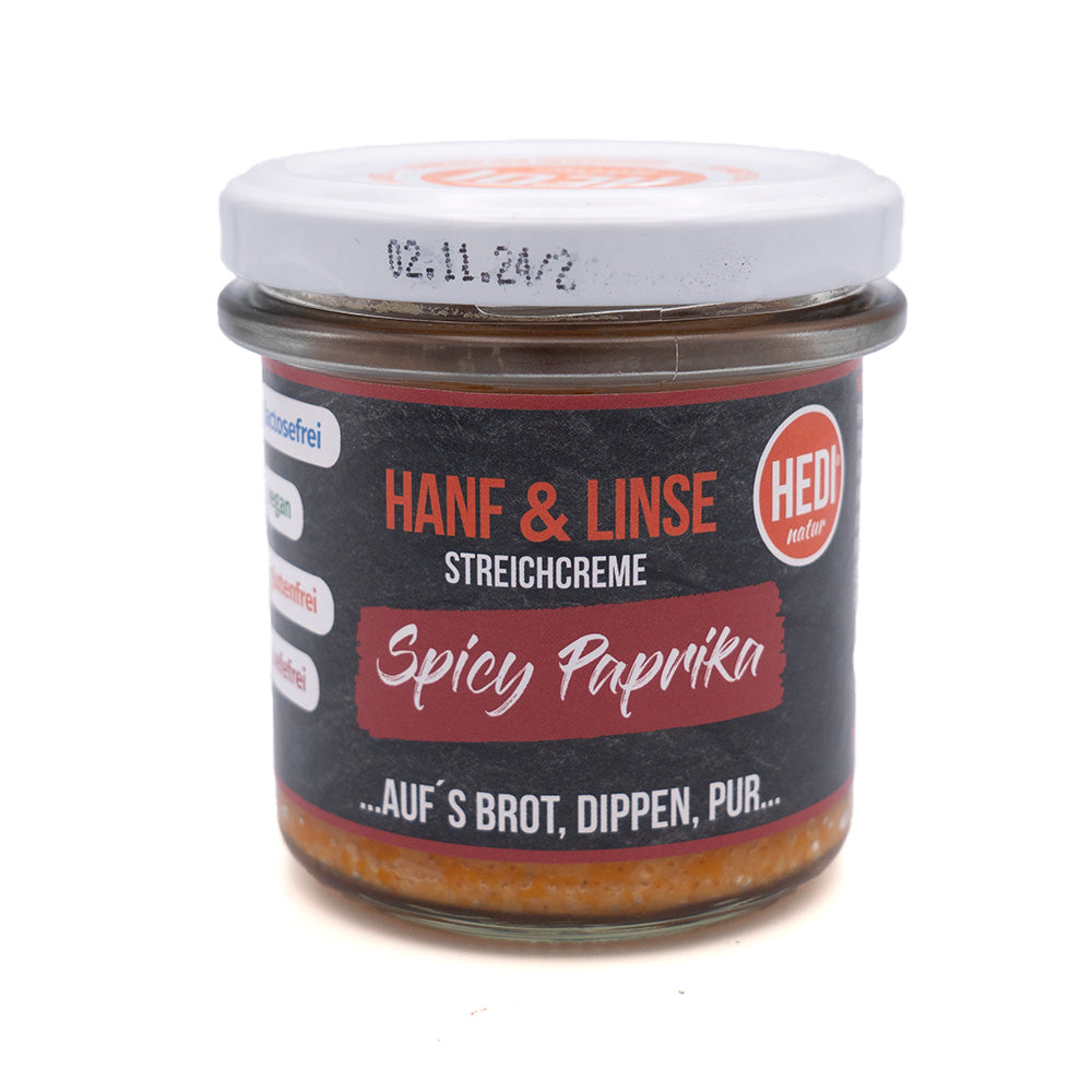 Hanf & Linsen Streichcreme Spicy Paprika