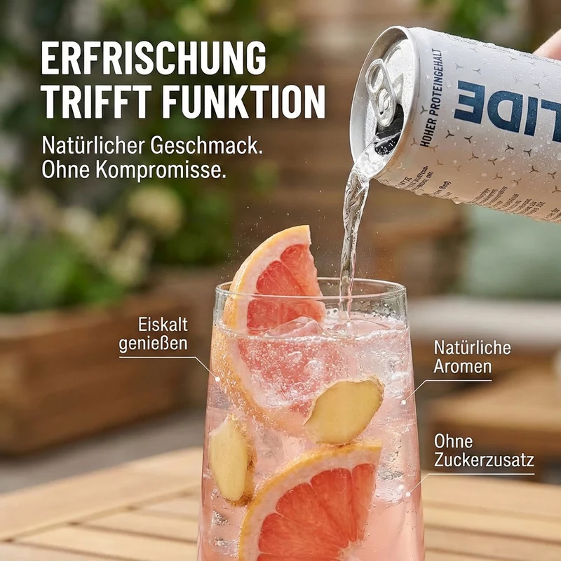 Collide Collagen Drink Grapefruit-Ingwer, 24x250ml