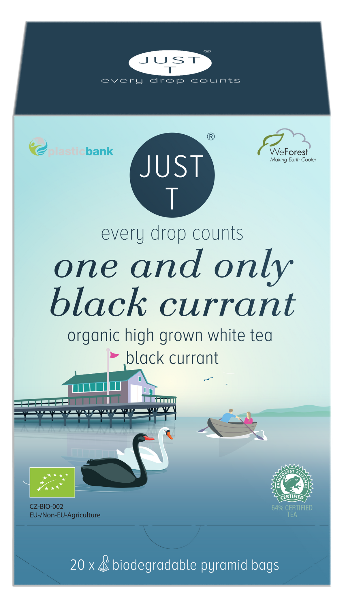 JUST T One and Only Black Currant Tee, 50 g (20 x 2.5 g)