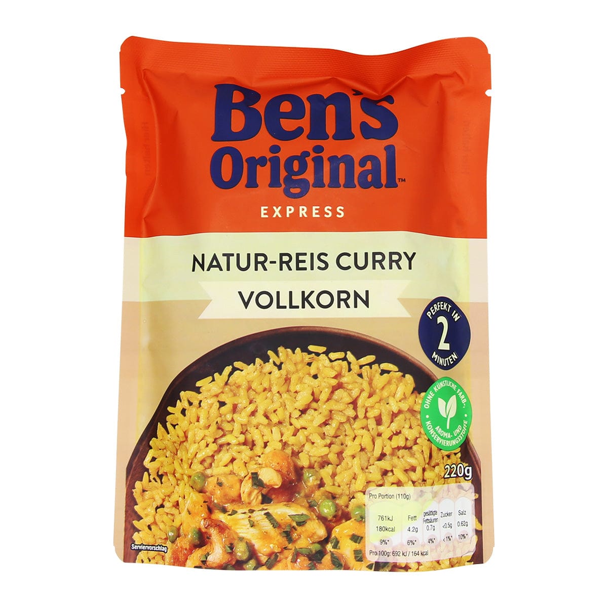 Ben's Original Natur reis curry Vollkorn, 220g