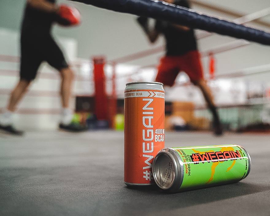 WEGAIN Tropische Früchte BCAA Drink Vegan, ohne Zucker & Koffeinfrei, 330ml