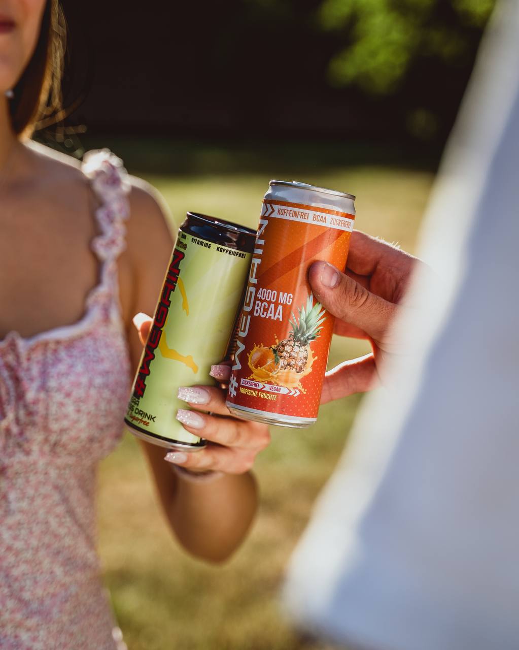 WEGAIN Tropische Früchte BCAA Drink Vegan, ohne Zucker & Koffeinfrei, 330ml