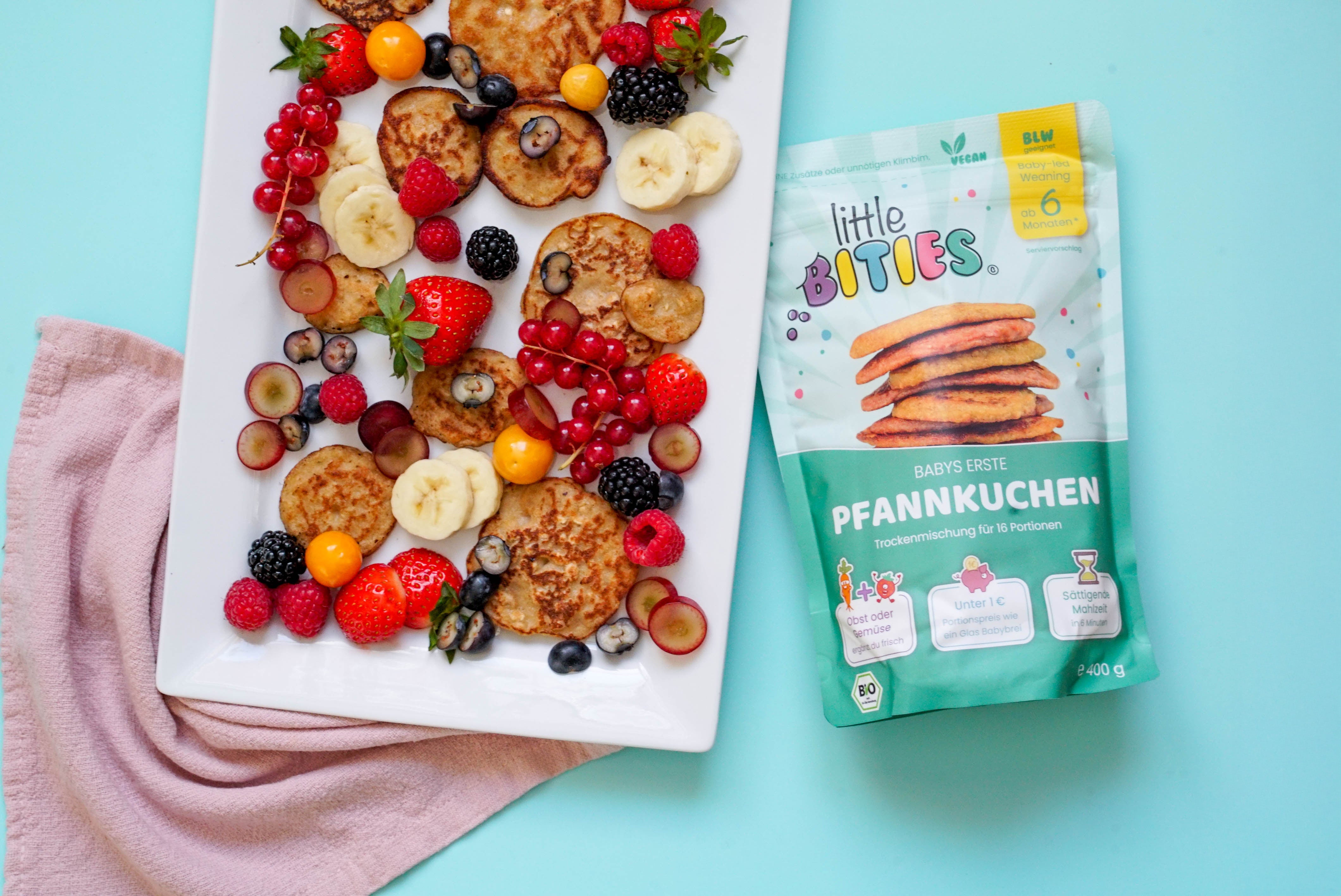 little BITIES Pfannkuchen für Babys - Trockenmischung, 400g