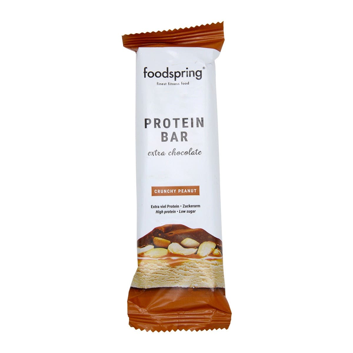 foodspring Protein Riegel Extra Schokolade, 60g