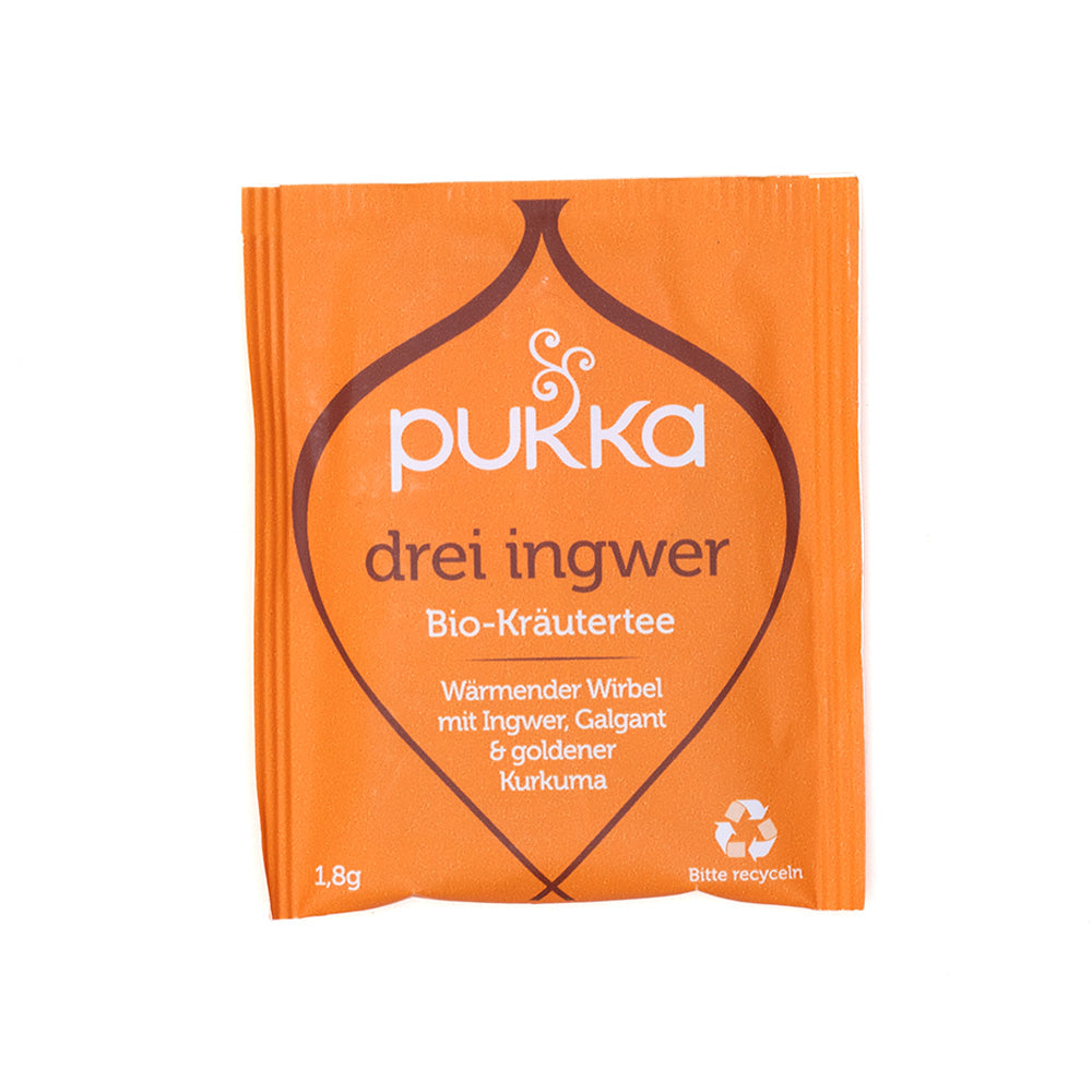 20x 1.8g Pukka Bio-Kräutertee drei Ingwer