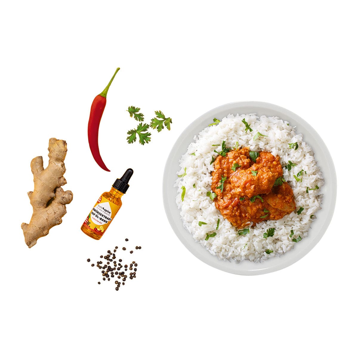 Pure & Spice Pure Spice Gewürzextrakt auf Öl-Basis Indische Art, 30ml