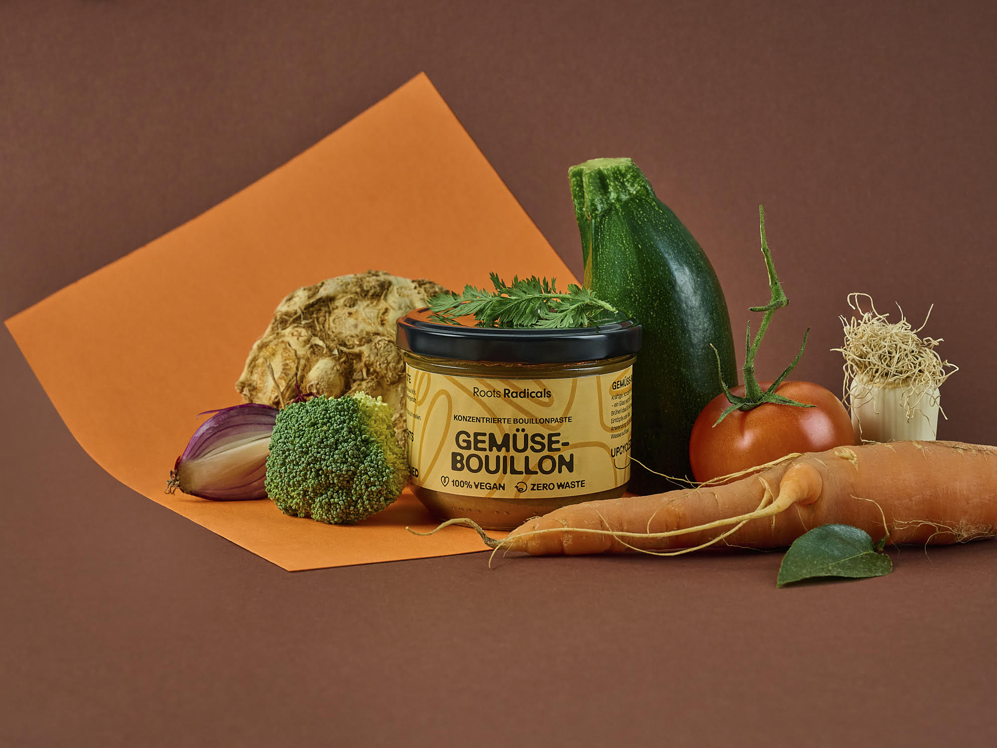 RootsRadicals Gemüse-Bouillon, 230g - vegan und natürlich